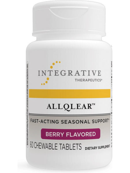 Integrative Therapeutics, AllQlear™, Berry Flavored, 60 chewable tablets