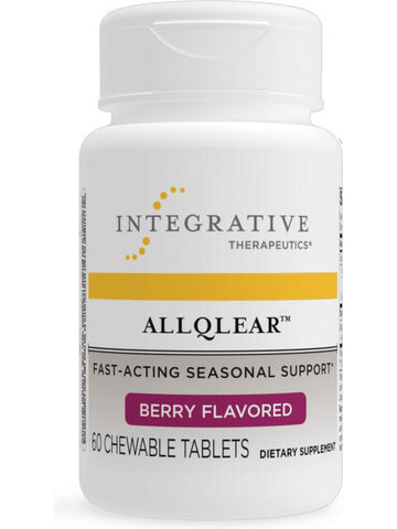 Integrative Therapeutics, AllQlear™, Berry Flavored, 60 chewable tablets