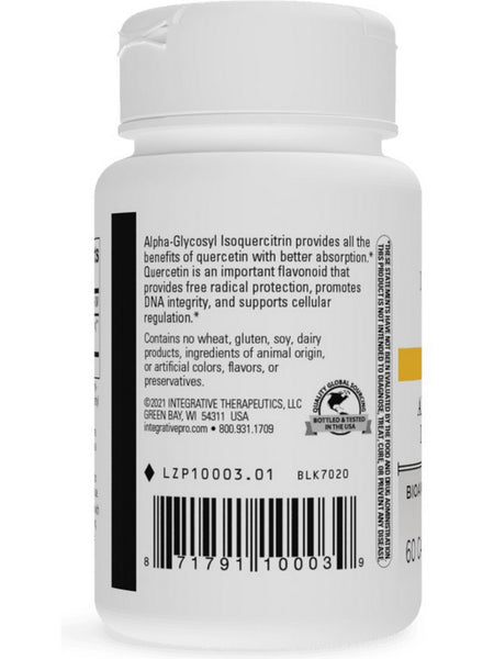 Integrative Therapeutics, Alpha-Glycosyl Isoquercitrin, 60 capsules