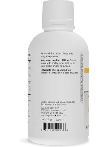 Integrative Therapeutics, Liquid Calcium Magnesium 2:1 Cal/Mag Ratio, Orange Vanilla Flavored, 16 fl oz