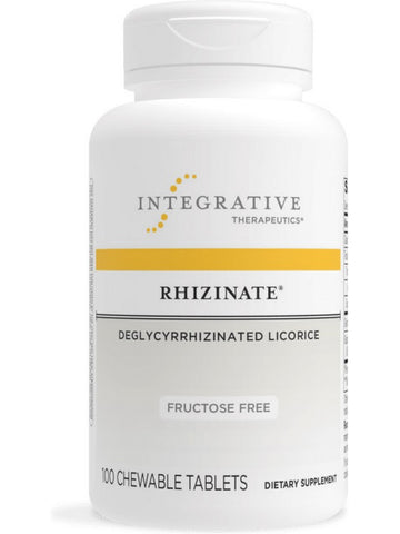 Integrative Therapeutics, Rhizinate® Deglycyrrhizinated Licorice, Fructose Free, 100 chewable tablets