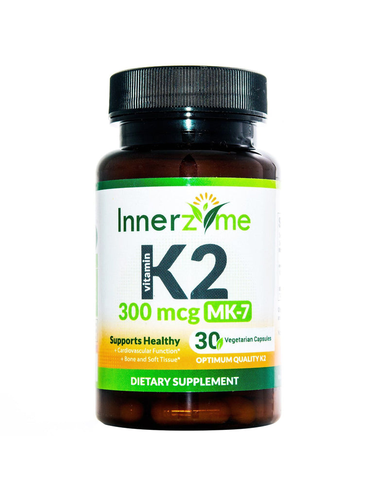 Innerzyme, Vitamin K2 MK-7 300 MCG, 30 vegicaps