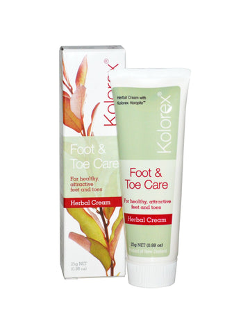 Kolorex, Foot & Toe Care Cream, 25 gm