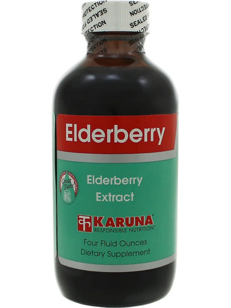 Karuna, Elderberry, Four Fluid Ounces