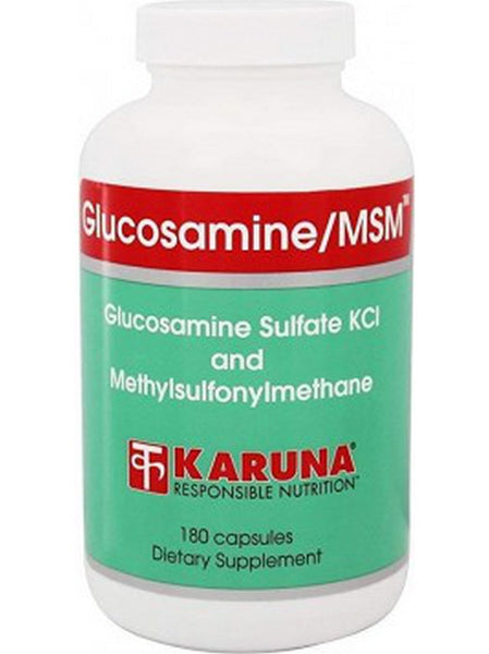 Karuna, Glucosamine/MSM, 180 Capsules