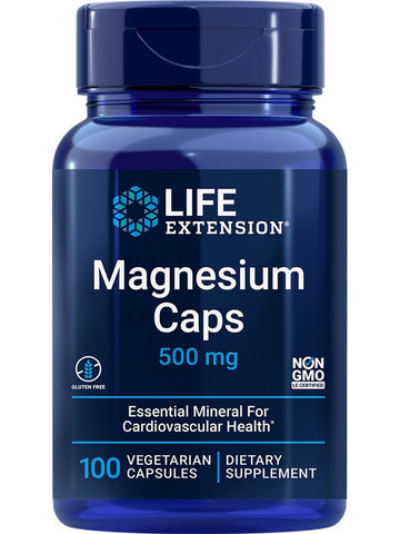 Life Extension, Magnesium Caps, 500 mg, 100 vegetarian capsules