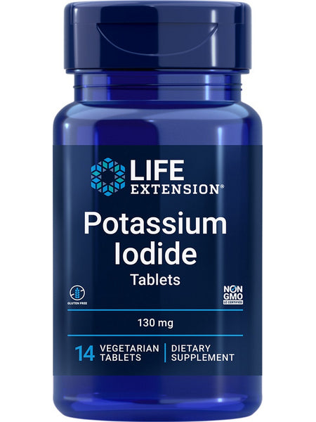 Life Extension, Potassium Iodide Tablets, 130 mg, 14 vegetarian tablets