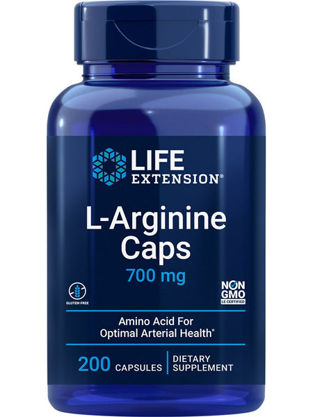 Life Extension, L-Arginine Caps, 700 mg, 200 capsules