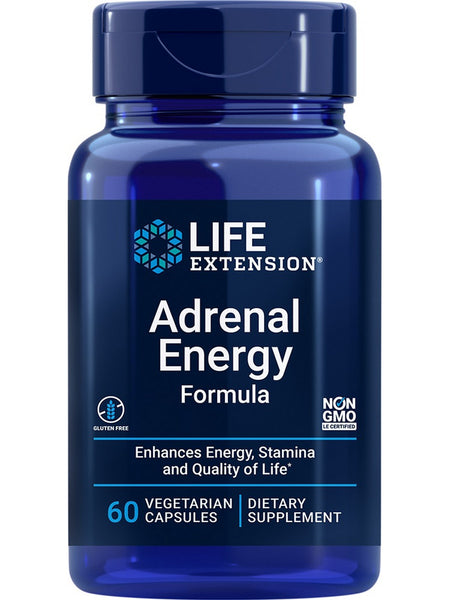 Life Extension, Adrenal Energy Formula, 60 vegetarian capsules