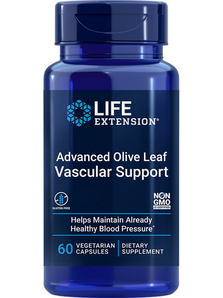 Life Extension, Advanced Olive Leaf Vascular Support, 60 vegetarian capsules