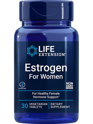Life Extension, Estrogen For Women, 30 vegetarian tablets