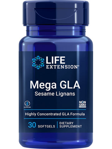 Life Extension, Mega GLA Sesame Lignans, 30 softgels