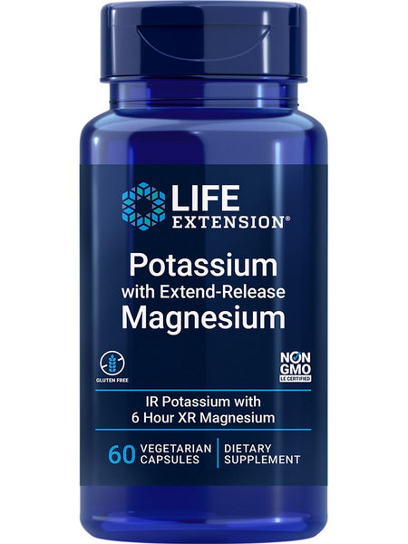 Life Extension, Potassium with Extend-Release Magnesium, 60 vegetarian capsules