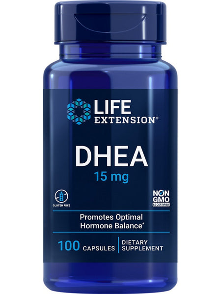Life Extension, DHEA, 15 mg, 100 capsules