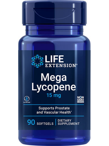 Life Extension, Mega Lycopene, 15 mg, 90 softgels