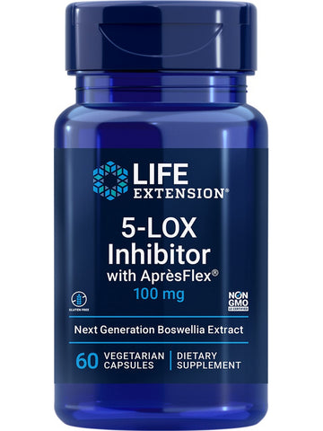 Life Extension, 5-LOX Inhibitor with AprèsFlex®, 100 mg, 60 vegetarian capsules