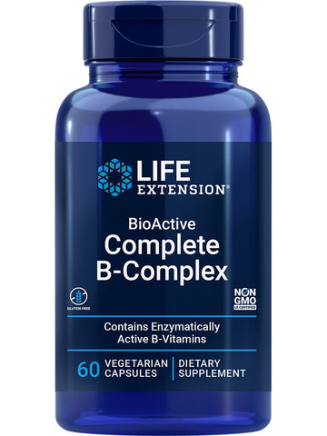 Life Extension, BioActive Complete B-Complex, 60 vegetarian capsules