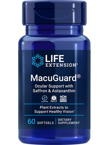 Life Extension, MacuGuard® Ocular Support with Saffron & Astaxanthin, 60 softgels
