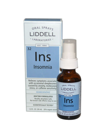 Liddell Homeopathic, Insomnia Spray, 1 oz