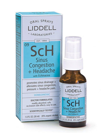 Liddell Homeopathic, Sinus Congestion & Headache Spray, 1 oz