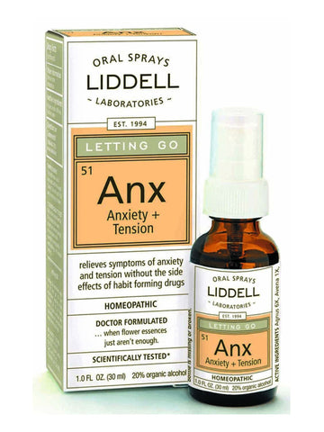 Liddell Homeopathic, Letting Go-Anxiety Tension, 1 oz