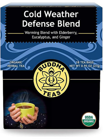 ** 12 PACK ** Buddha Teas, Cold Weather Defense Blend, 18 Tea Bags
