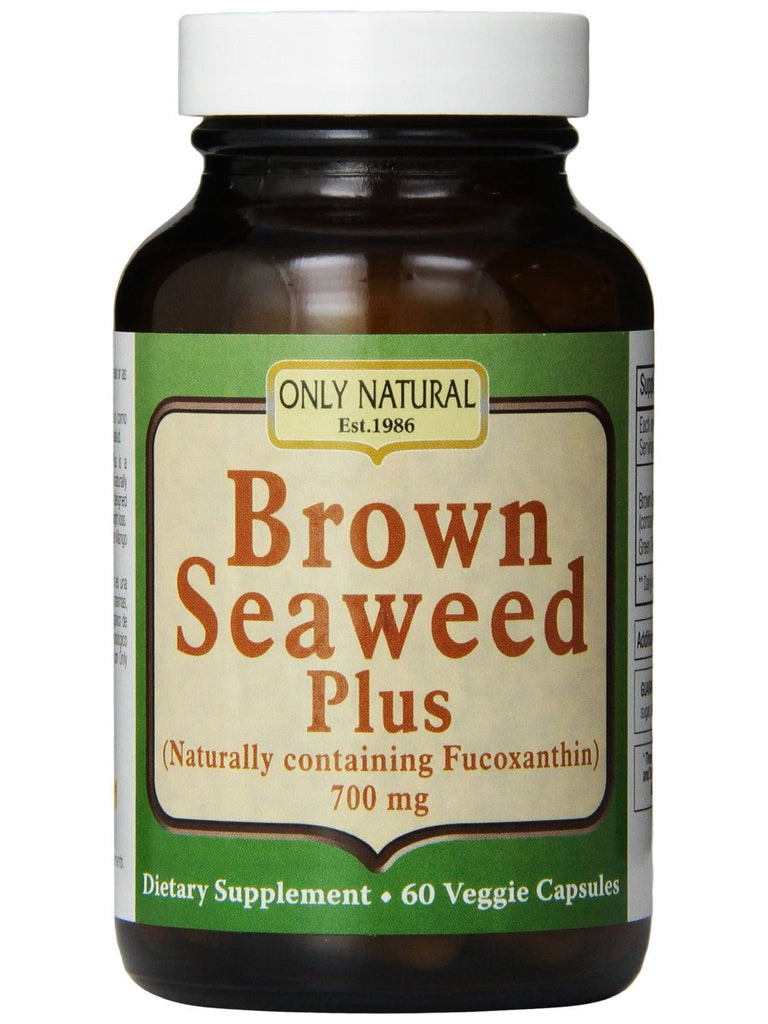 Only Natural, Brown Seaweed Plus 700mg, 60 vegicaps