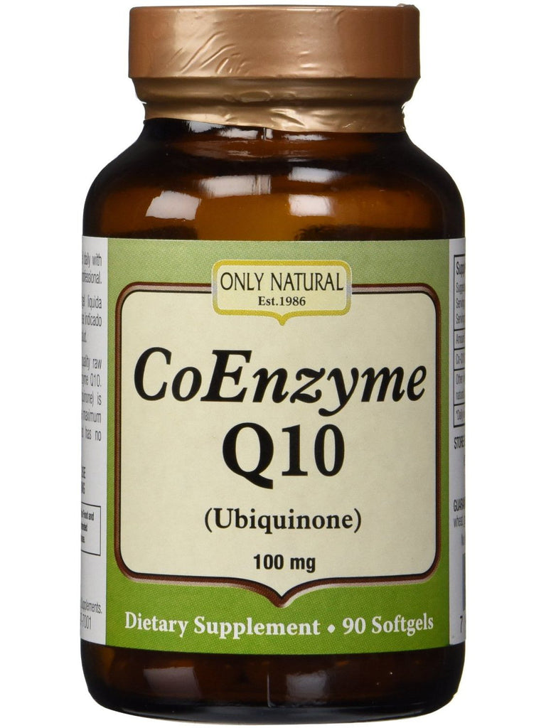Only Natural, Coenzyme Q10, 90 softgels