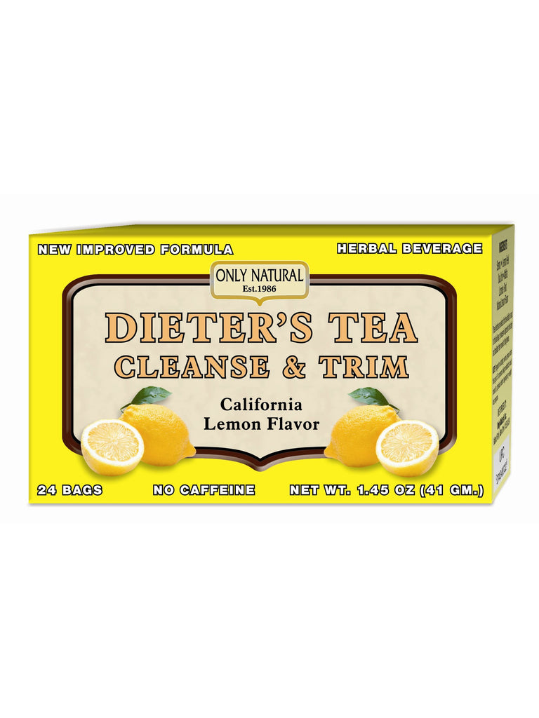 Dieter's Cleansing Tea Lemon, 24 bags, Only Natural