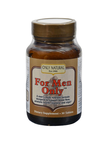 Only Natural, For Men Only, 30 tabs