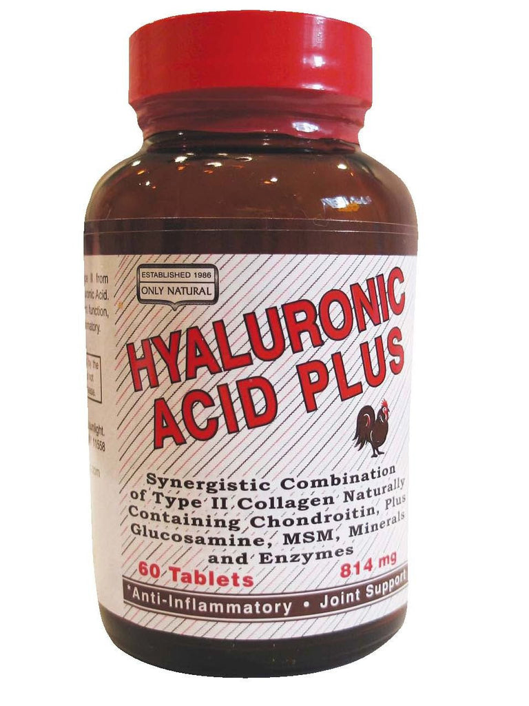 Only Natural, Hyaluronic Acid Plus, 60 tabs