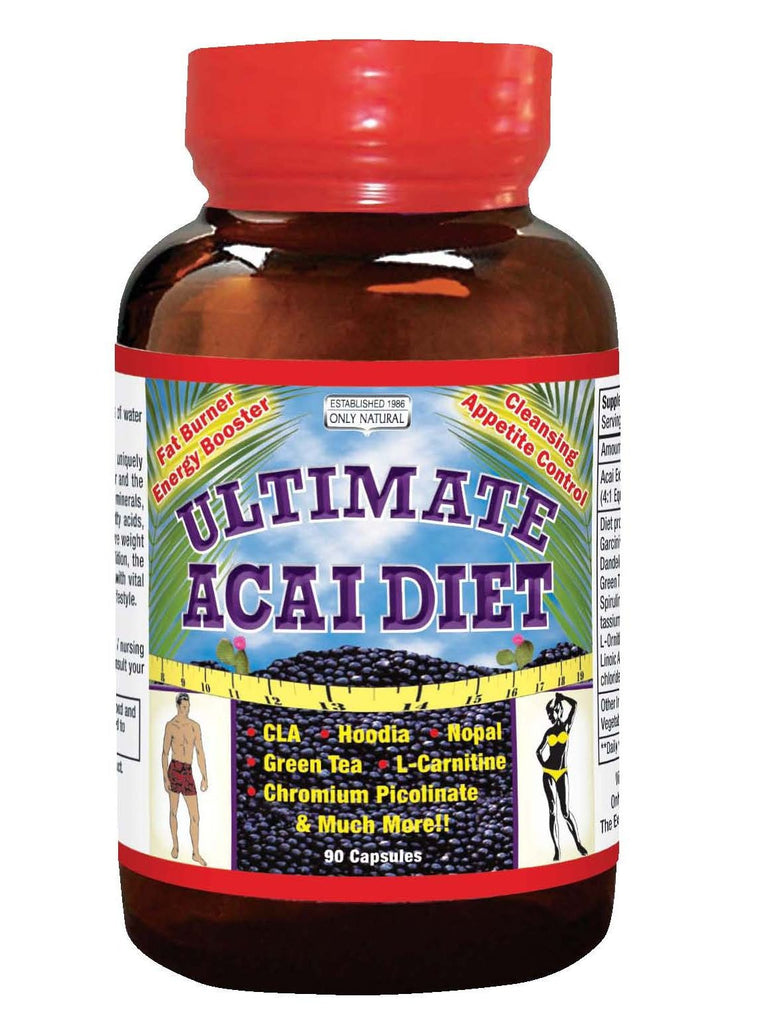 Only Natural, Ultimate Acai Diet, 90 caps