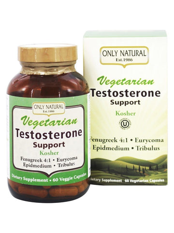Only Natural, Vegetarian Testosterone Support (Kosher), 60 vegicaps