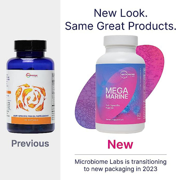 Microbiome Labs, Mega Marine, 60 Softgels