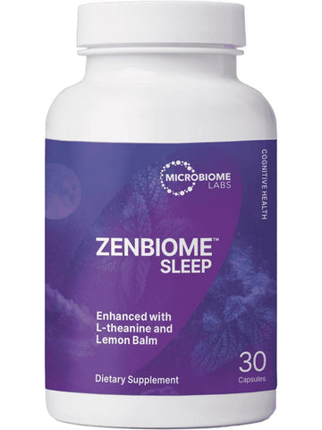 Microbiome Labs, Zenbiome SLEEP, 30 Capsules