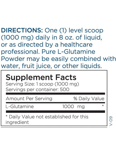 Metabolic Maintenance, L-Glutamine Powder, 0.5 kg