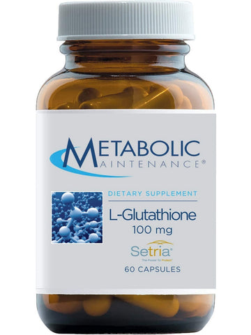 Metabolic Maintenance, L-Glutathione 100 mg reduced, 60 capsules