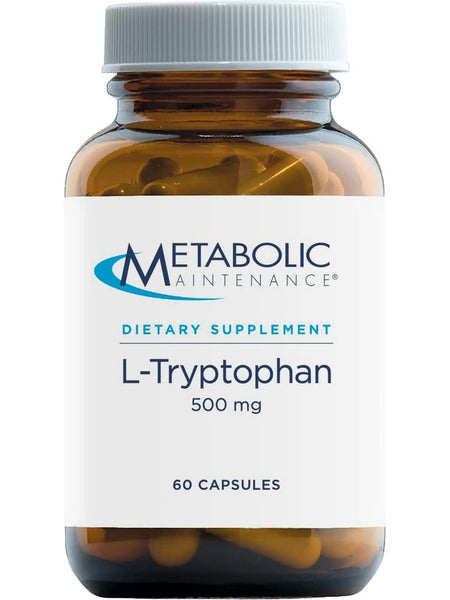 Metabolic Maintenance, L-Tryptophan 500 mg, 60 capsules