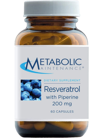 Metabolic Maintenance, Resveratrol with Piperine, 60 capsules