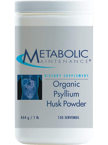 Metabolic Maintenance, Organic Psyllium Husk Powder, 454 g