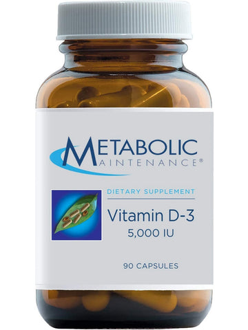 Metabolic Maintenance, Vitamin D-3 5,000 IU, 90 capsules