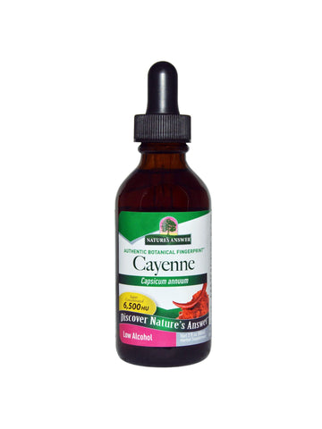 Cayenne Capsicum Tincture, 2 oz, Nature's Answer