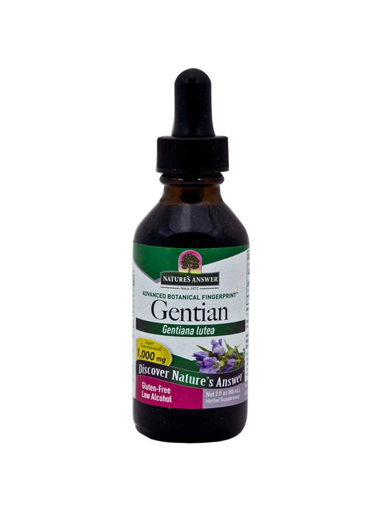 Gentian Root Extract, 2 oz, Nature's Answer