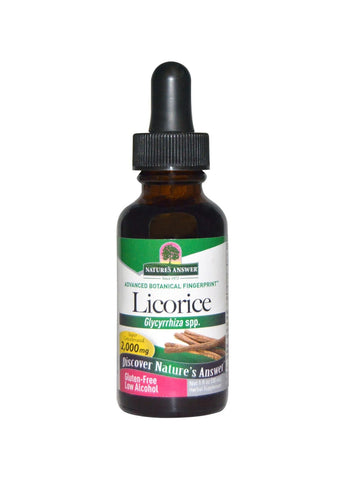 Licorice Root Extract, 1 oz, Nature's Answer