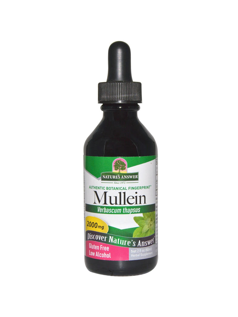 Mullein Leaves Extract, 2 oz, Nature's Answer