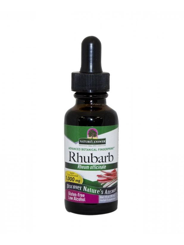 Rhubarb Root Extract, 1 oz, Nature's Answer