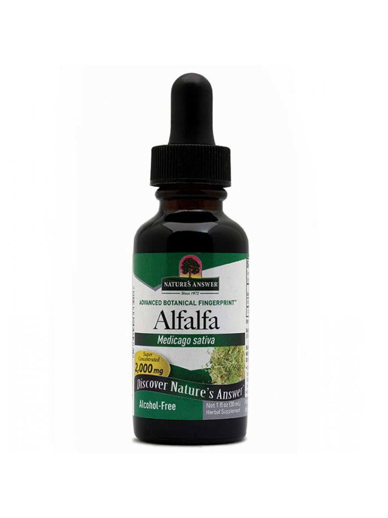 Alfalfa Alcohol Free Extract, 1 oz, Nature's Answer