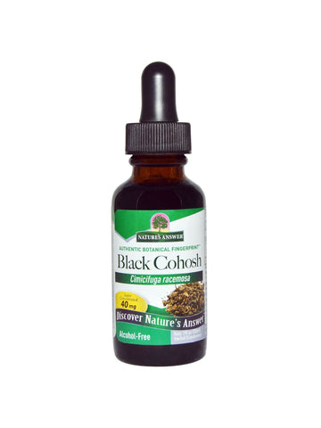 Black Cohosh Alcohol Free Extract, 1 oz, Nature's Answer