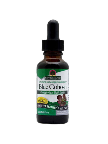 Blue Cohosh Alcohol Free Extract, 1 oz, Nature's Answer