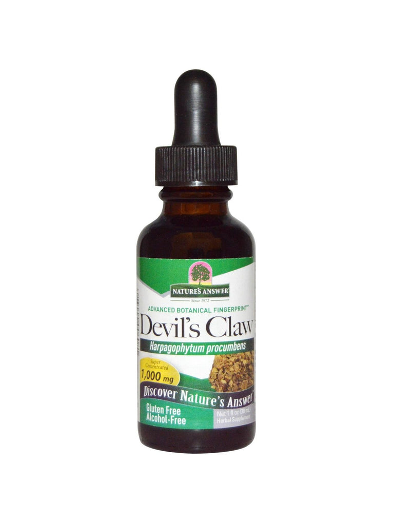 Devil's Claw Alcohol Free Extract, 1 oz, Nature's Answer